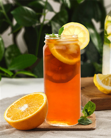 glass juice bottles