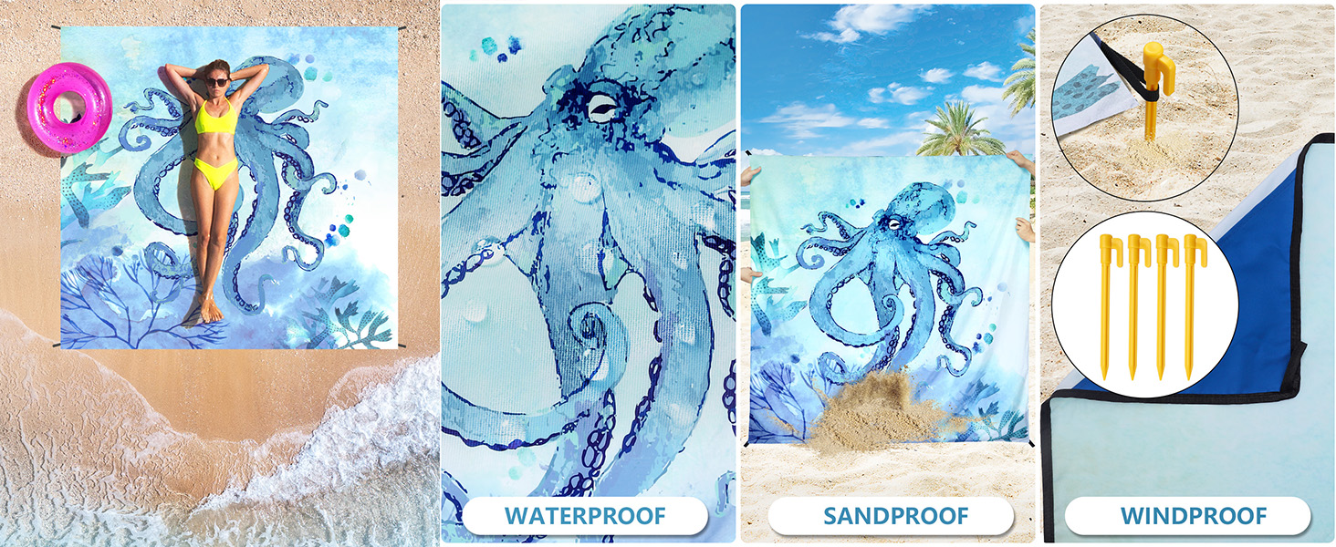 multifunctional beach blanket