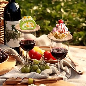 wine glass charcuterie topper