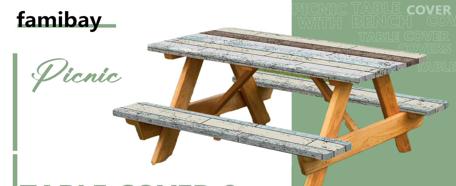 picnic table cover wood