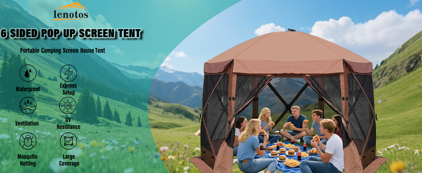 Pop Up Screen Tent
