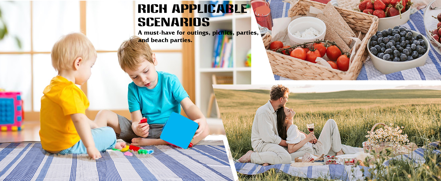 Multi purpose picnic blanket