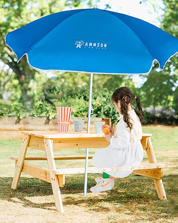 AMMSUN CHILD KID WATER PLAY UMBRELLA OUTDOOR 5.1ft big large