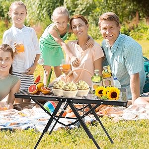 Foldable Grill Table