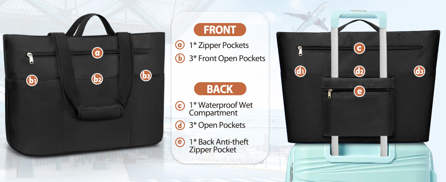 beach bag waterproof with zipper