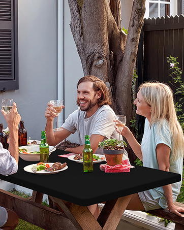 black table cover