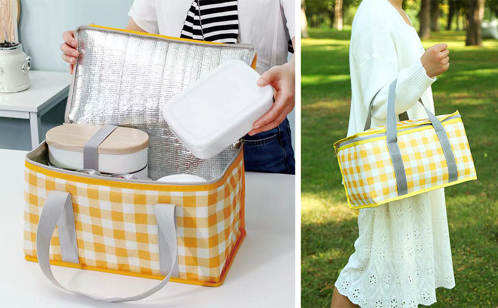 Insulated Reusable Food Picnic Bag