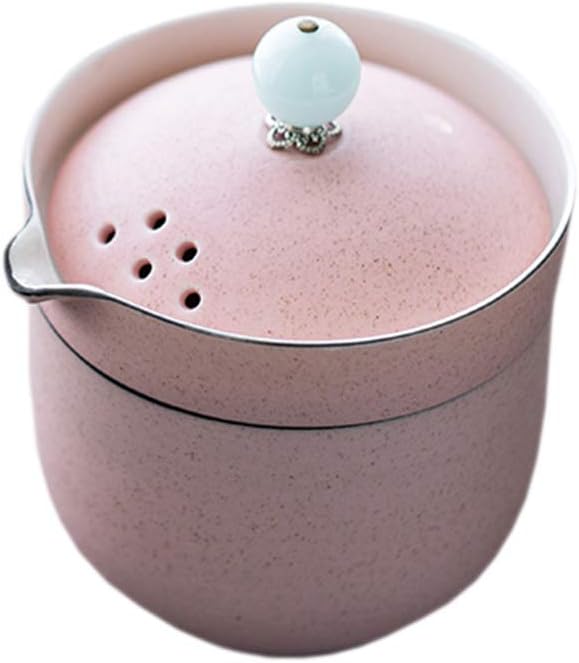 Sizikato Tea for One Teapot and Cup Set, Mini Portable Tea Set for Office, Outdoor, Picnic, Travel.