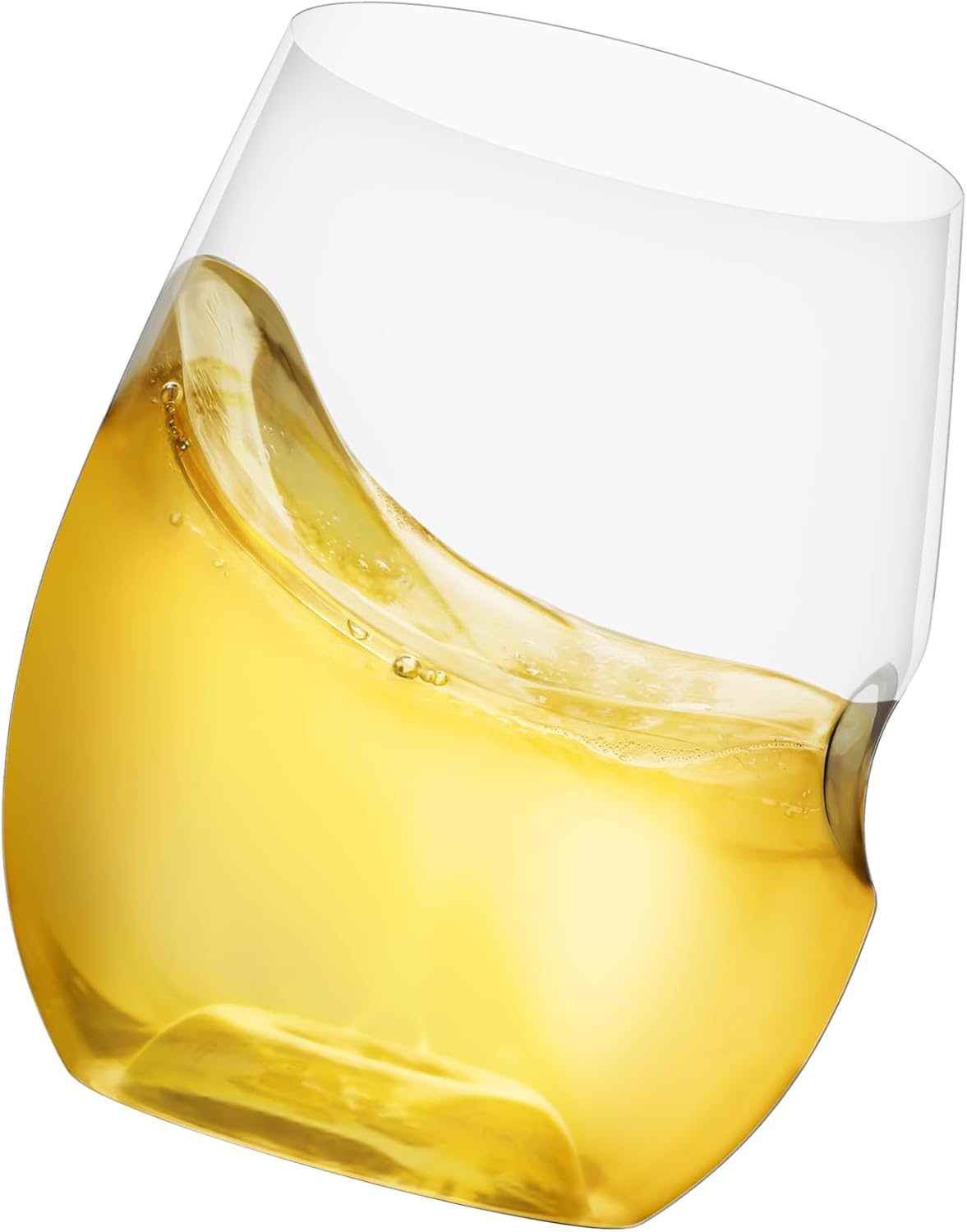 govino The original shatterproof wine glass – reusable, dishwasher safe, BPA-free, durable, crystal clear stemless white wine glasses for indoor, outdoor and everyday use | 12 oz. Each | Set of 72.