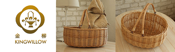 Two Tone Live Handle Basket