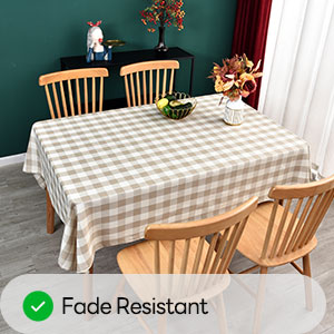 check tablecloth