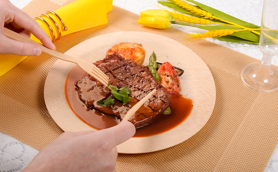 bamboo dinnerware