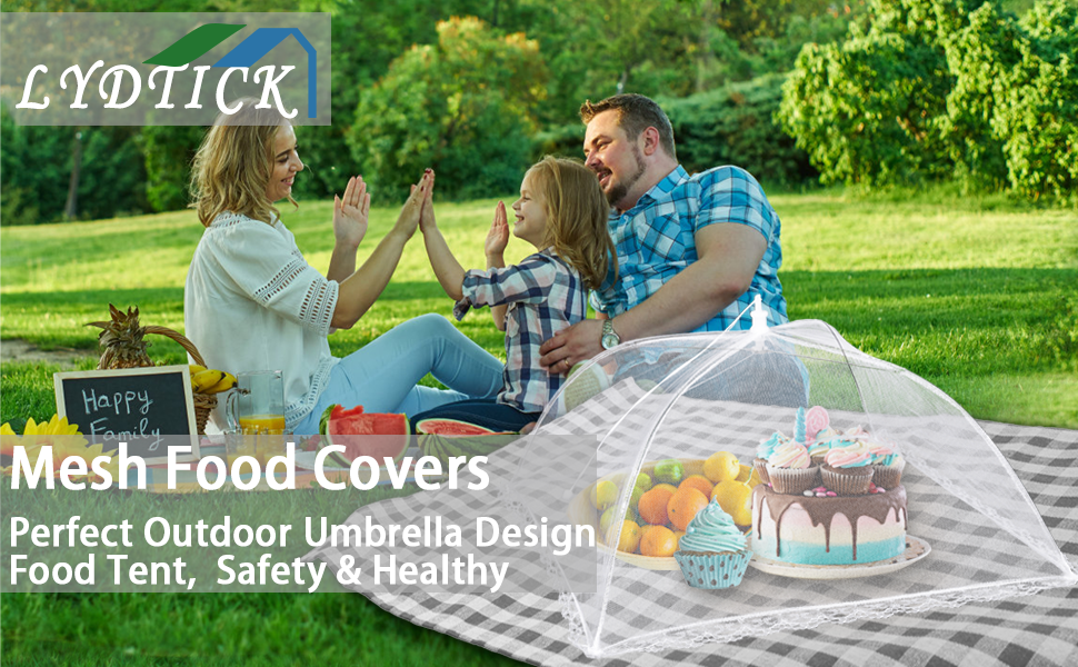 LYDTICK Mesh Food Covers for Outside