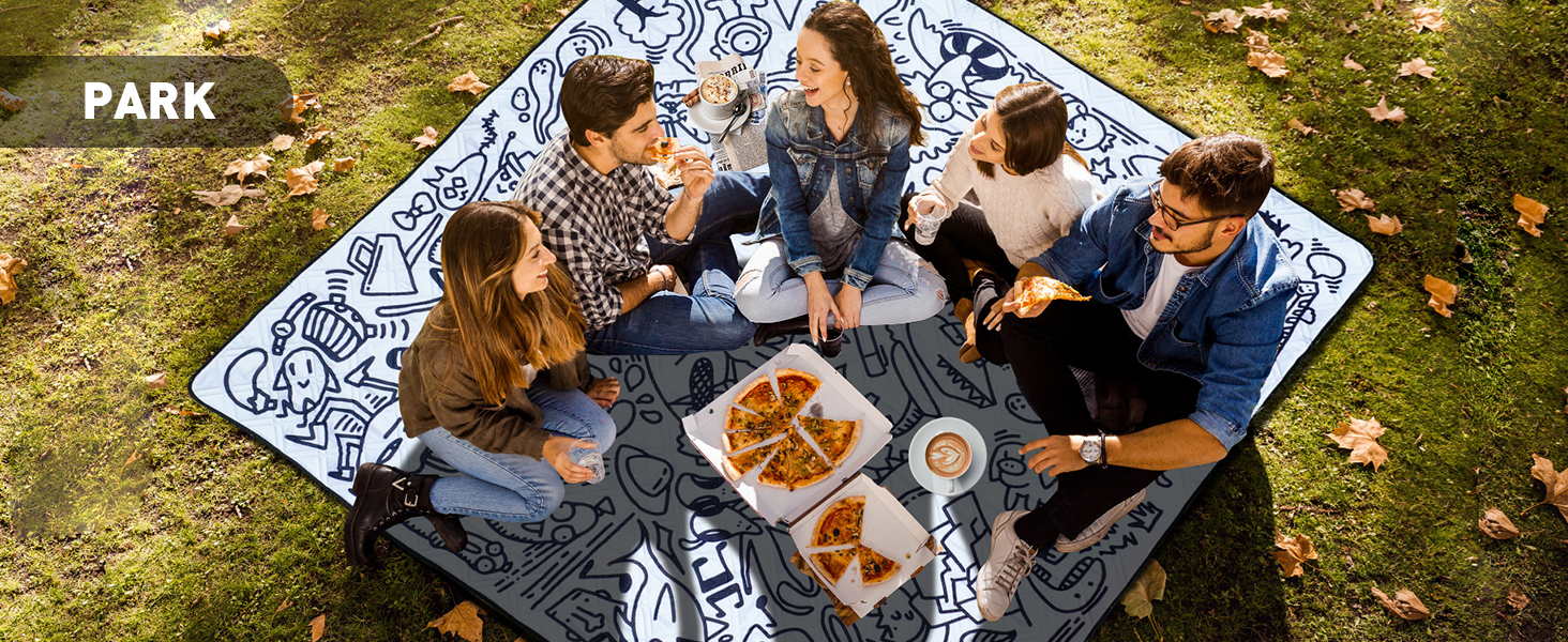 Graffiti Picnic white