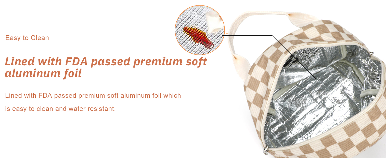 Reusable Insulated Lunch Box 