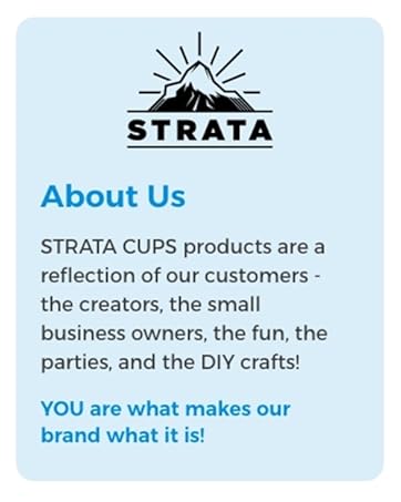 strata cups tumblers creators small business owners fun parties DIY crafts