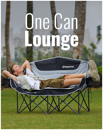 double camping chair