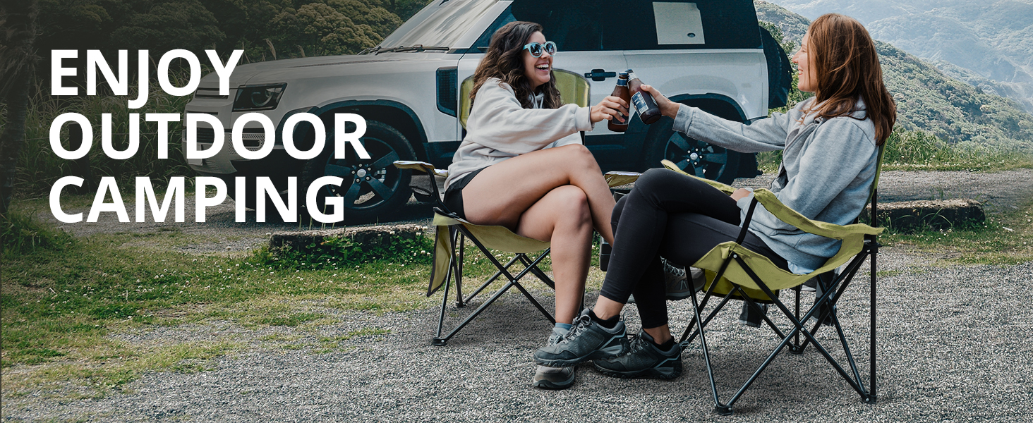 Outdoor Folding Camping Chair with Carrybag