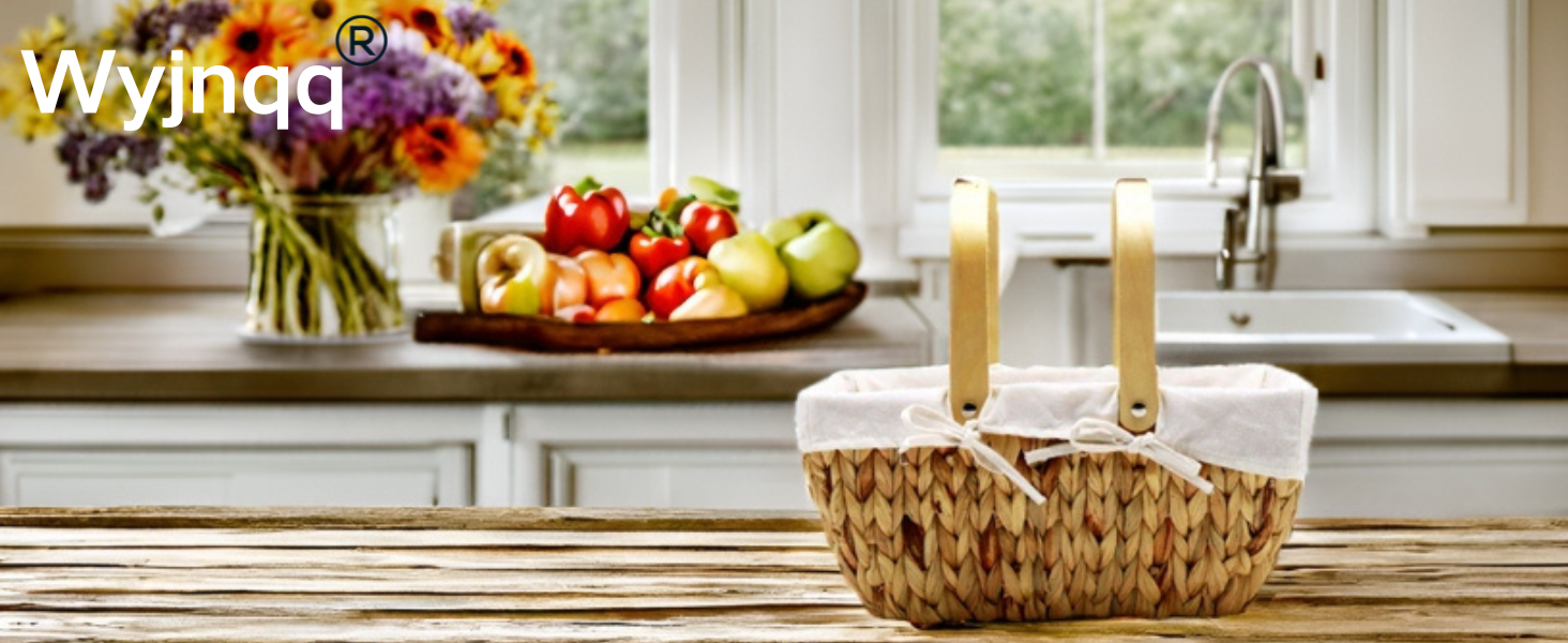 Wicker Picnic Basket for Couple