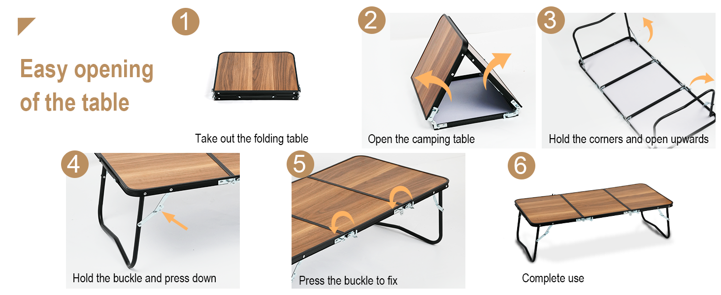 folding beach table