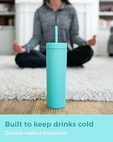 strata cups skinny tumblers lids straws insulated acrylic starbucks cold cup tumbler water bottle
