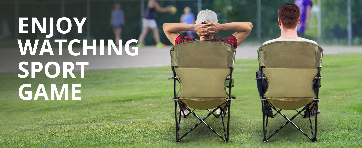 Outdoor Folding Camping Chair with Carrybag