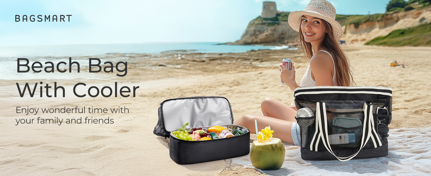 Mesh Beach Tote Bag