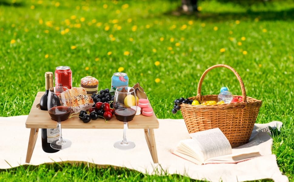 Portable Wine Picnic Table
