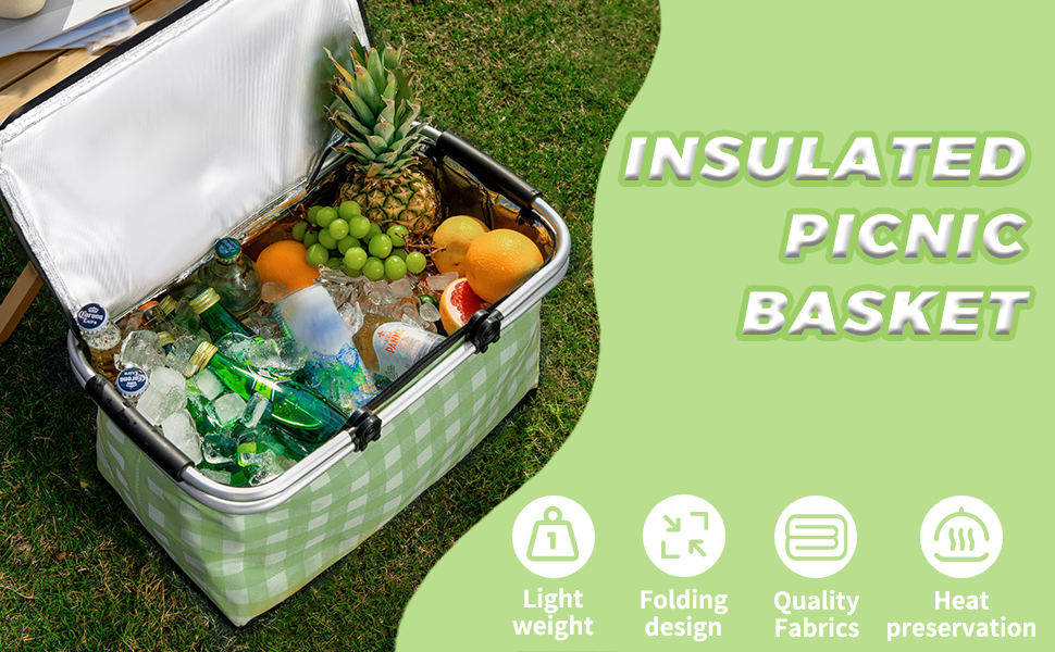 Insulated Picnic Basket