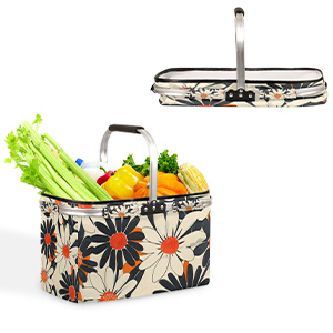 Collapsible Picnic Basket with Handle