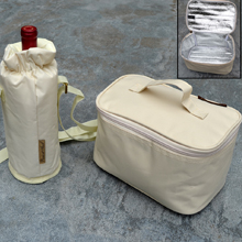 Wine cooler pouch and food cooler included