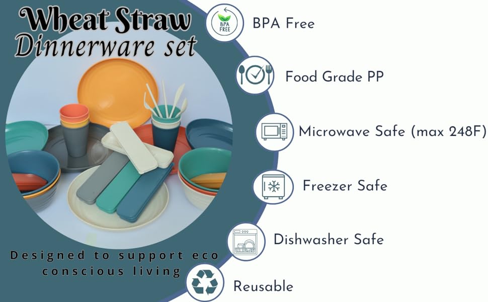 wheatstraw dinnerware set