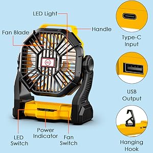 battery powered fan