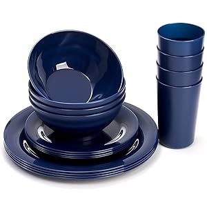 Plastic Dishes Set