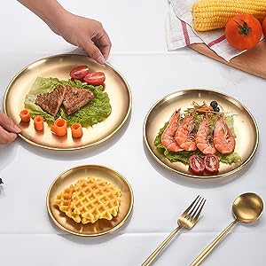 Round Metal plate