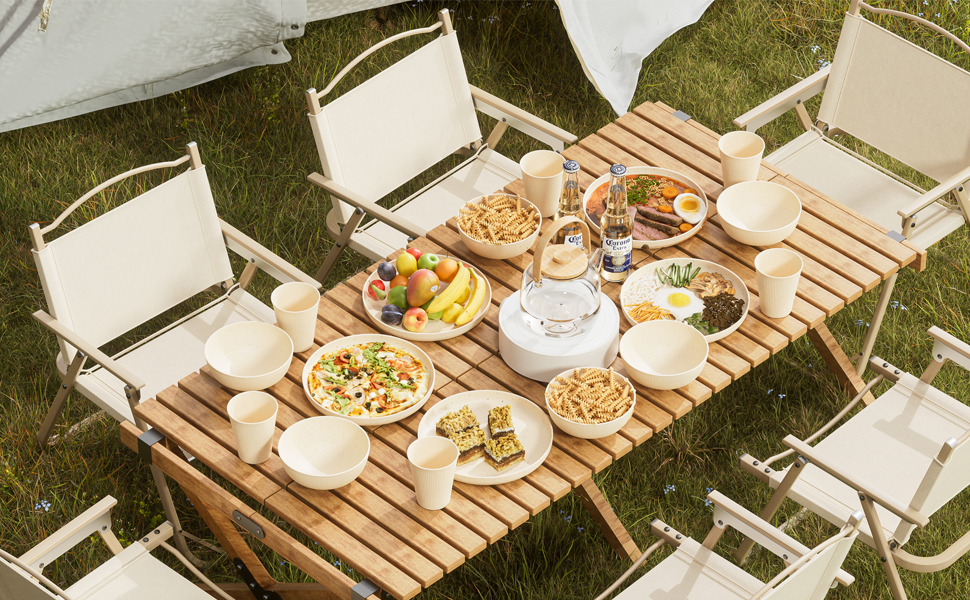 Unbreakable Reusable Dinnerware Set