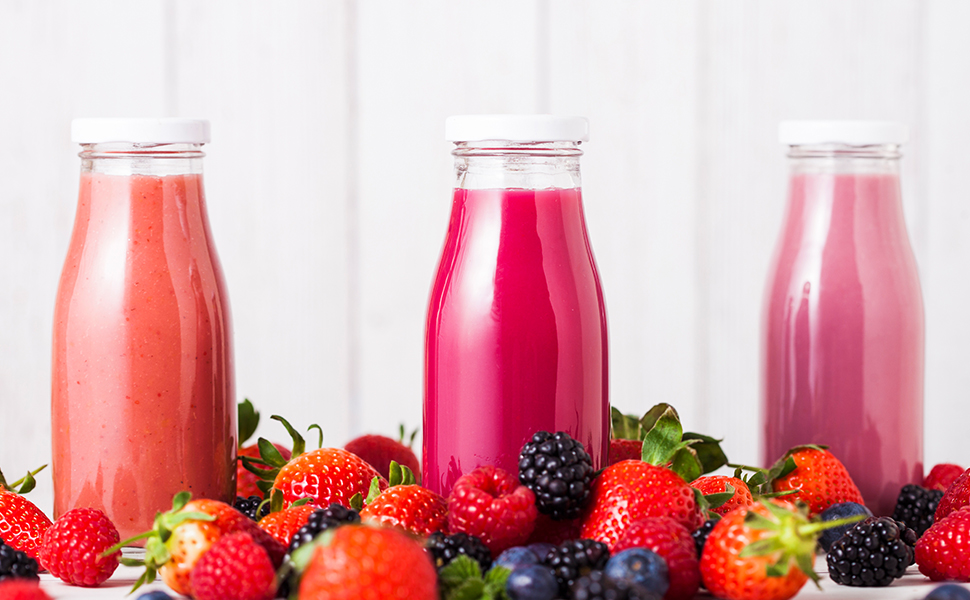 milk bottles