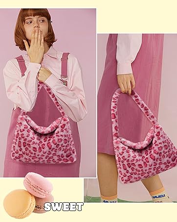 furry tote bag
