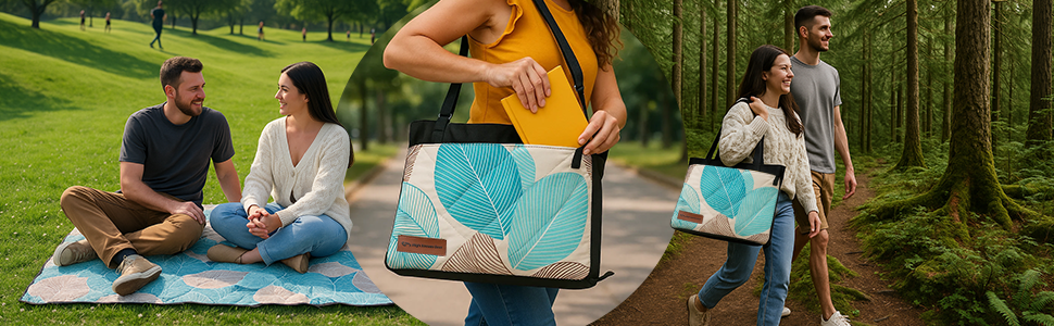 Carry bag picnic mat
