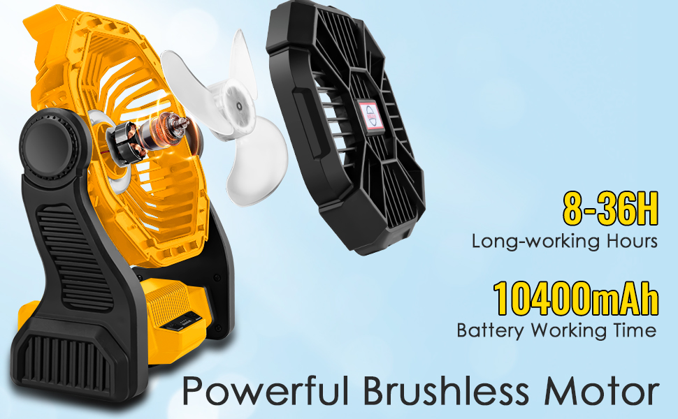 battery operated camping fan