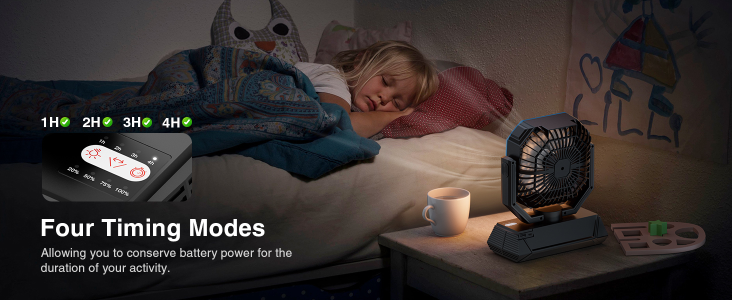 rechargeable fan portable