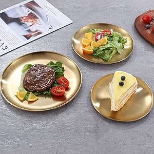 Steel Round Plates Dish