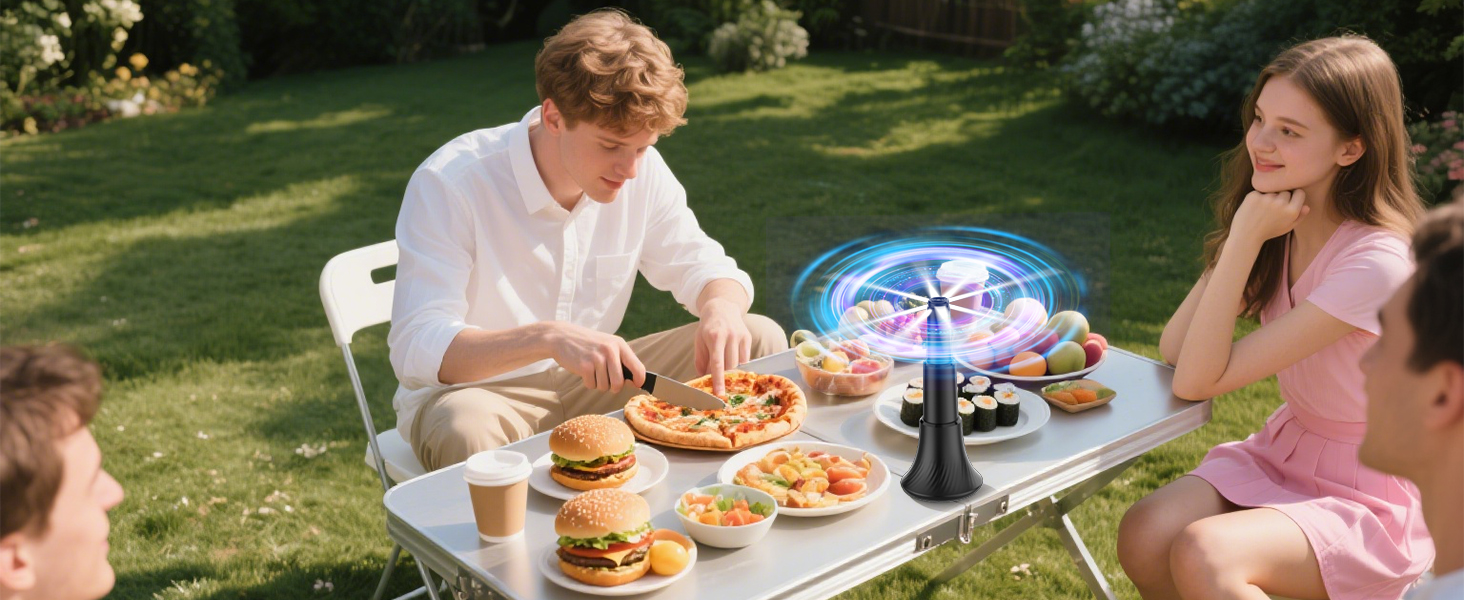 fly spinner for table