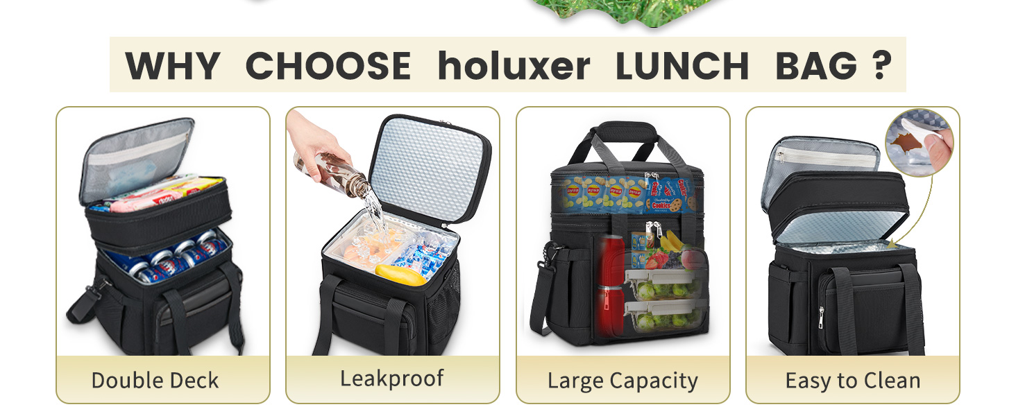 double deck large lunch box for men large lunch box for women