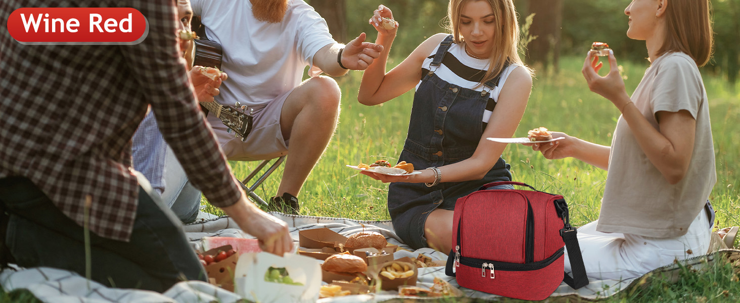 Lunch Box Lunch Bag for Women Men Reusable Insulated Lunch Bag Women Lunch Cooler Tote Bags