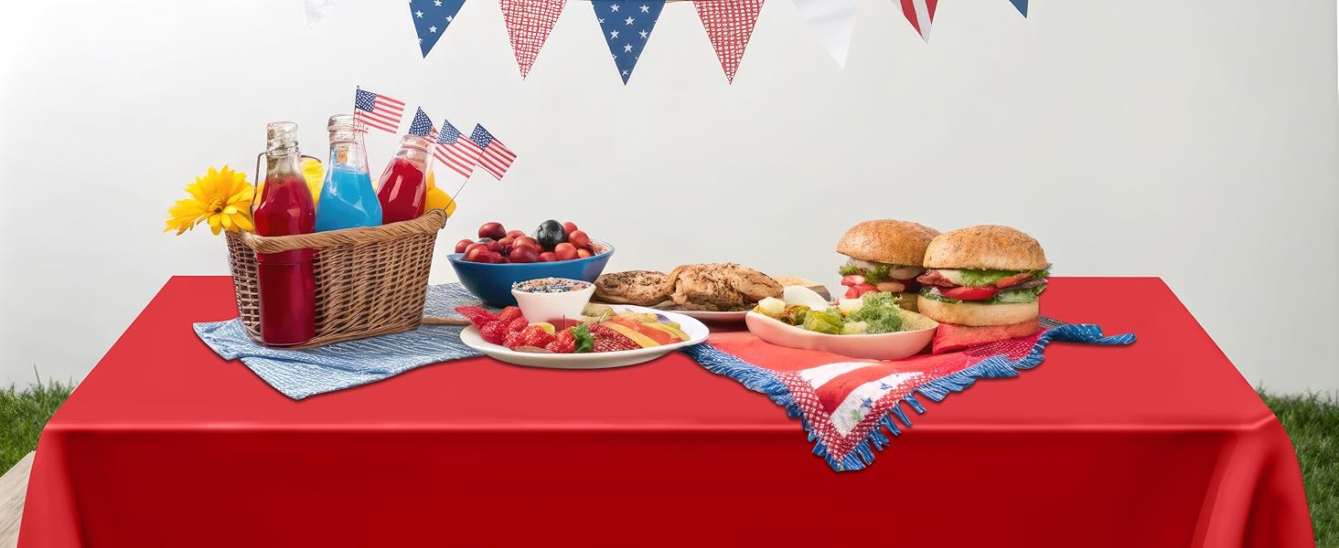 tablecloths for rectangle tables