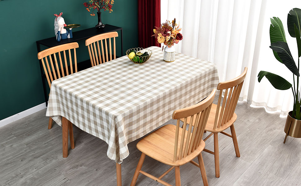 Check Tablecloth