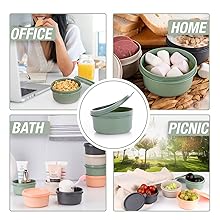 Multi-purpose containers with lid.
