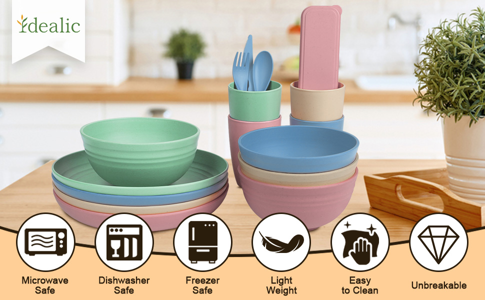 wheat straw dinnerware