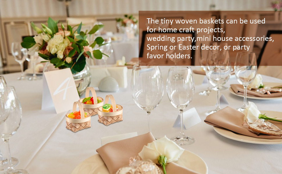 Tiny Woven Baskets